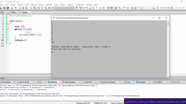 C Programming - break,continue statement-11 смотреть онлайн