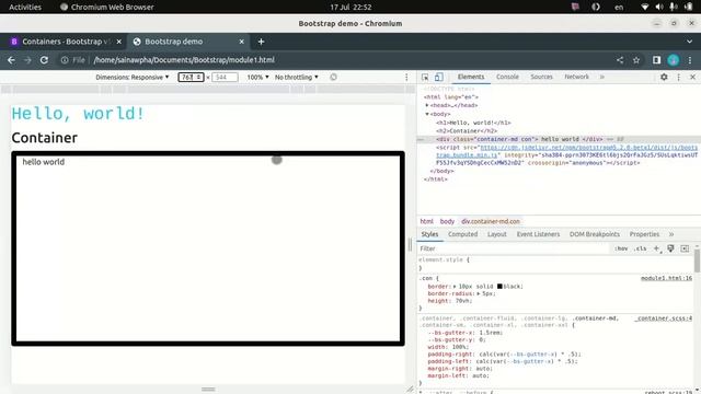 Bootstrap Module 1 смотреть онлайн
