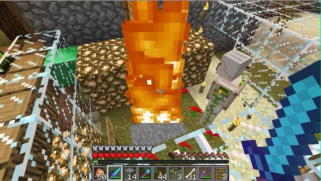 Minecraft Villages #3 - Diamond Sword Fire Aspect!! (feat.JCMP and Stanimaxtv) смотреть онлайн