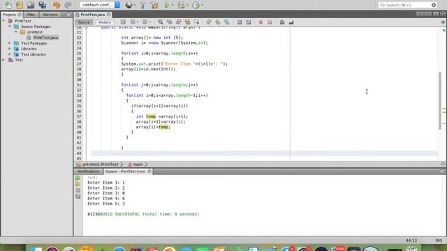 how to sort array item in java смотреть онлайн