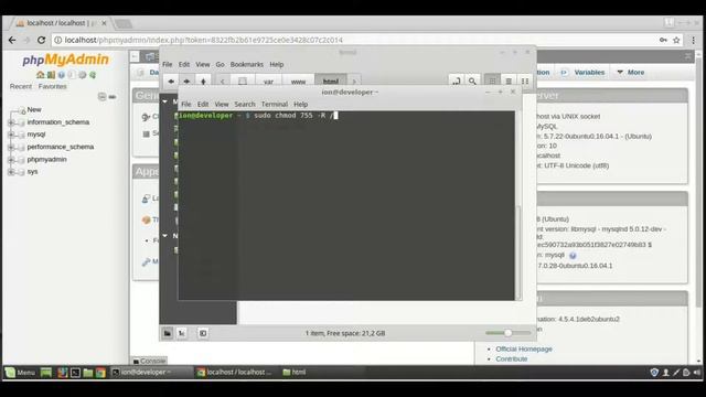 Permissão na pasta var/www/html do Linux Mint смотреть онлайн