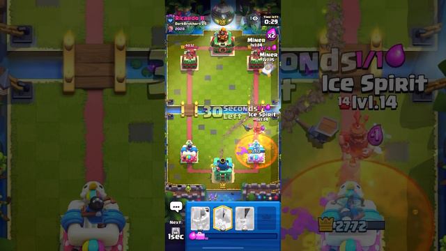 1.7 ELIXIR! CHEAPEST MINER DECK in THE GAME - Clash Royale смотреть онлайн