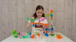 ОБЗОР! Конструктор-лабиринт с шариками «Веселые горки»