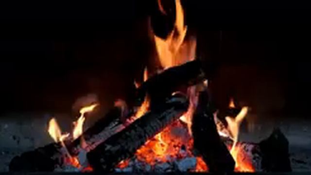 ? Fireplace 24 Hours - Relaxing Fire Burning video 4K смотреть онлайн