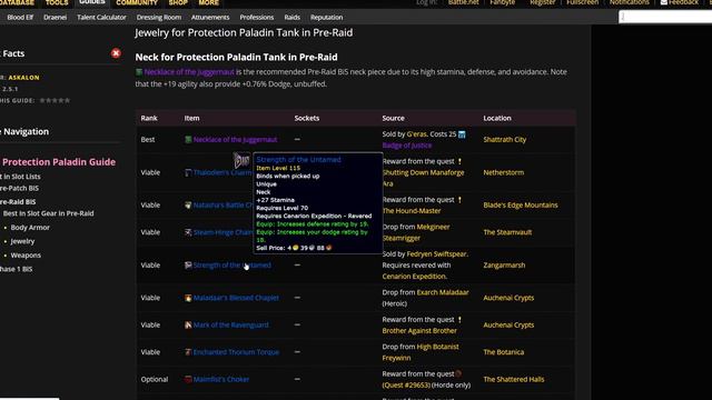Burning Crusade Classic: Wowhead Protection Paladin Pre-Raid, Tier 4 Phase 1 BiS List - Why It's Ba смотреть онлайн