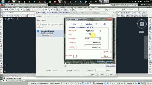 HOW TO SET GEOGRAPHIC LOCATION ON AUTOCAD DRAWING смотреть онлайн