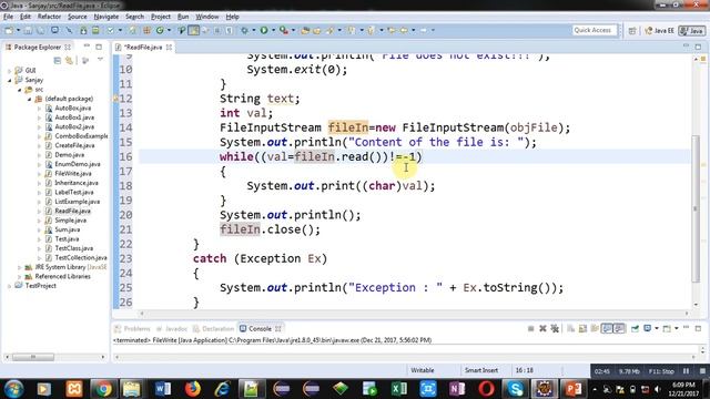 61 Java | How to read content of a file using FileInputStream in java | by Sanjay Gupta смотреть онлайн