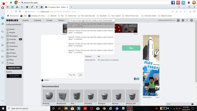 This Headless Horseman Roblox Item Is A Rip Off (Read Description) смотреть онлайн