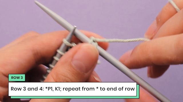 MOSS STITCH Pattern for Beginners (Best Beginner Knit Stitches) смотреть онлайн