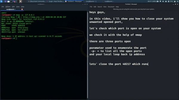 How to close the specific port in linux | Kali Linux | Fuser