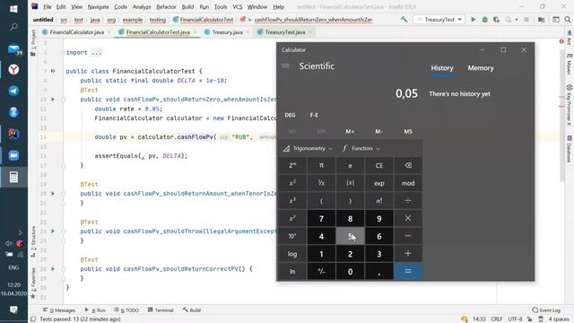 Тестирование в Java. TDD Live coding. На примере JUnit4 + AssertJ смотреть онлайн
