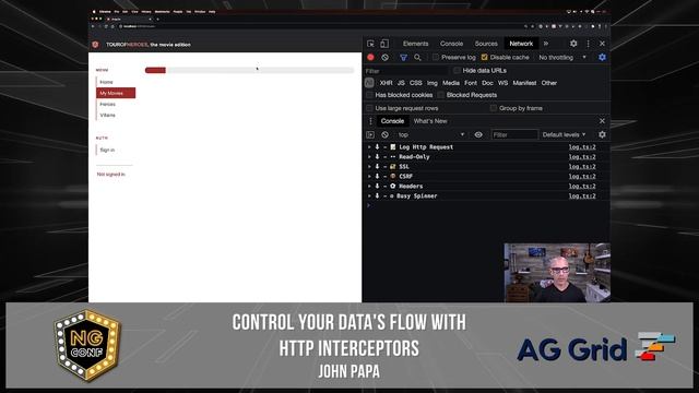 Control Your Data's Flow with HTTP Interceptors | John Papa | ng-conf 2021 смотреть онлайн