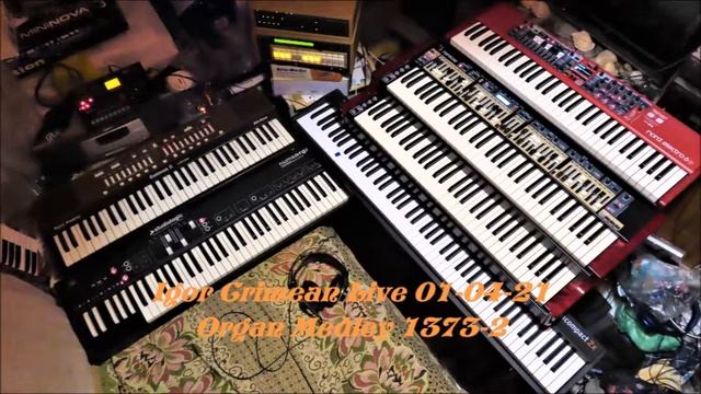 Numa Organ 2+Content EXP 440+Viscount CM 100+Nord C2D Organ Medley 1373 2 смотреть онлайн