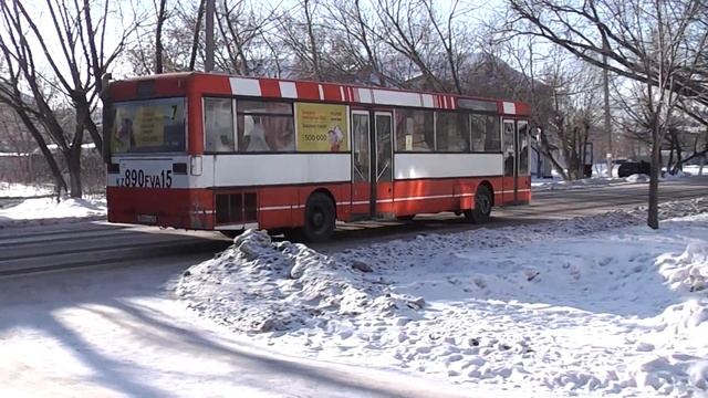 Автобус Mercedes на 7 маршруте/Петропавловск/11 февраля 2022 смотреть онлайн