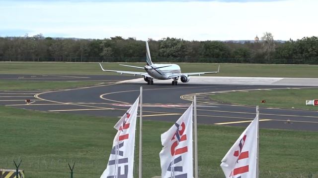 BEAUTIFUL Air Hamburg Embraer Lineage 1000 Takeoff at Budapest Airport смотреть онлайн