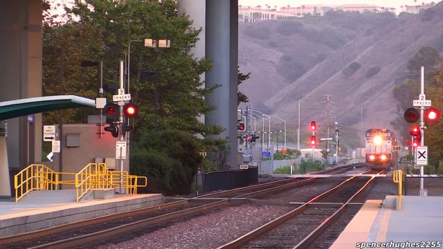 Trains In Sorrento Valley, CA (August 2015)