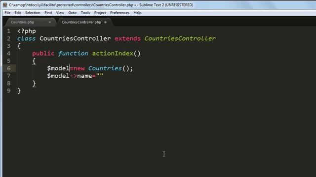 Yii Framework PHP - 12: Acción Index смотреть онлайн