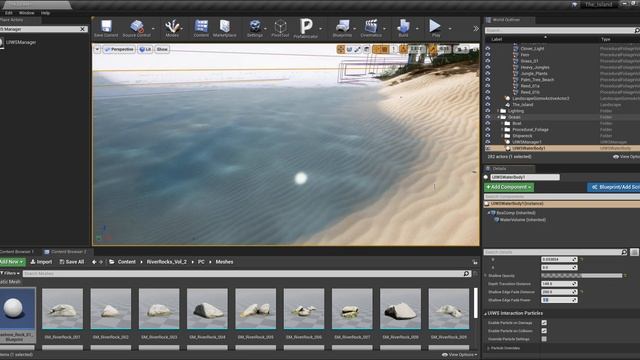 How to set up Unified Interactive Water System plugin and water ripple effect смотреть онлайн