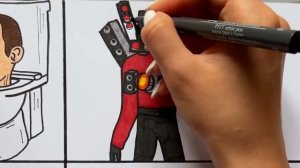 РИСУЕМ ВСЕХ ПЕРСОНАЖЕЙ ИЗ СКИБИДИ ТУАЛЕТ SKIBIDI TOILET