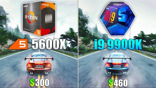 Ryzen 5 5600X Vs I9 9900K - Test In 8 Games