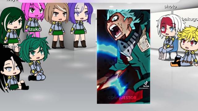 Mha react to how strong deku is and 3 pictures смотреть онлайн