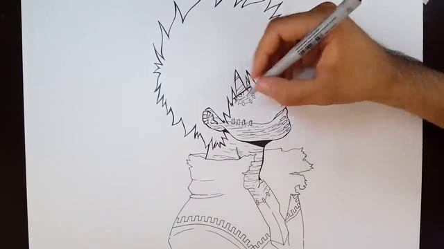 Drawing Dabi From Boku No Hero Academia смотреть онлайн