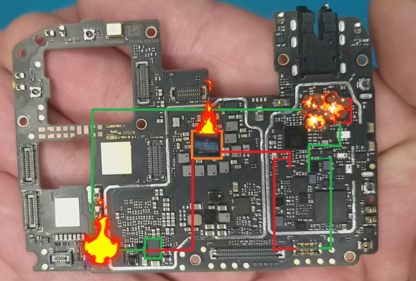 Redmi Note 11 ремонт утопленника. После стирки)