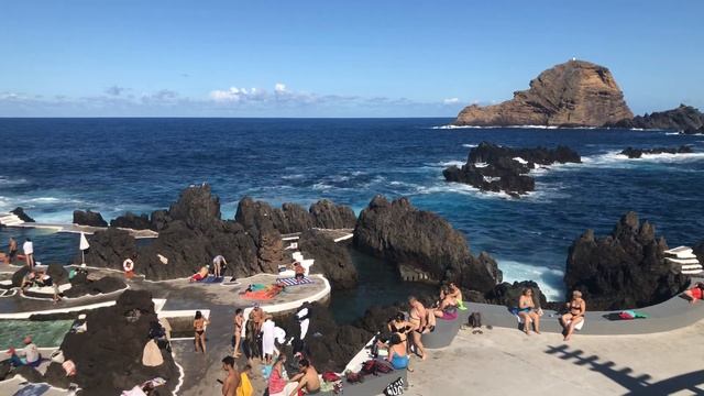 Мадейра 2019. Лавовые бассейны Порту Мониш. Piscinas Naturais do Porto Moniz смотреть онлайн