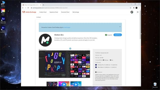 How to install Motion Bro through the Creative Cloud Desktop смотреть онлайн