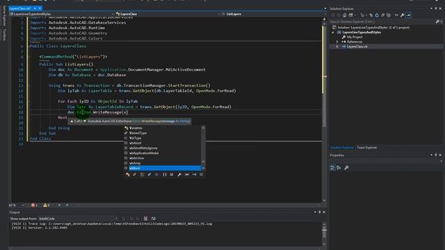 S6-3 Listing all the Layers using VB.NET смотреть онлайн