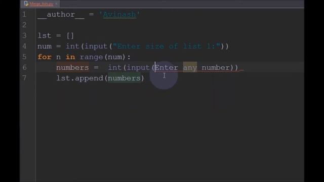 Python program to merge or concatenate multiple Lists || programminginpython.com смотреть онлайн