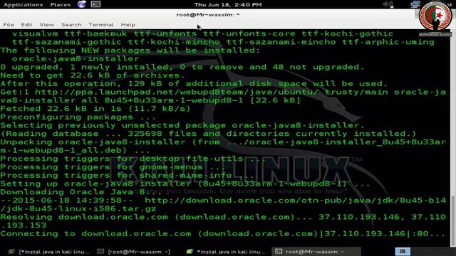 lesson XXIV : how to install java 8 on kali linux смотреть онлайн