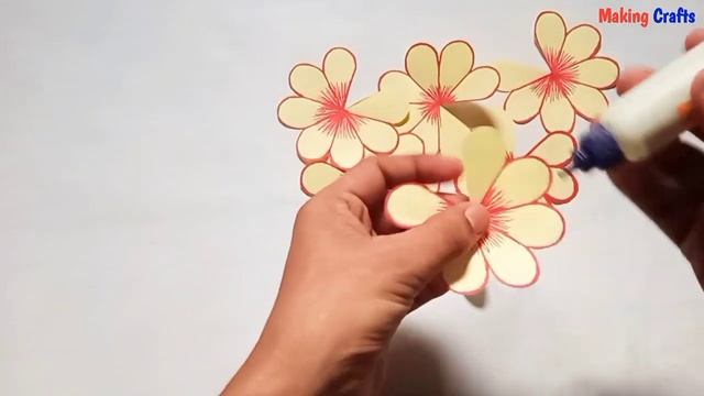DIY 3D Flower Pop Up Card | DIY pop up card | Making crafts смотреть онлайн
