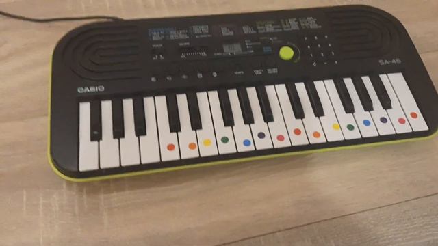 Синтезатор Casio SA-46 для работы с детьми с аутизмом смотреть онлайн