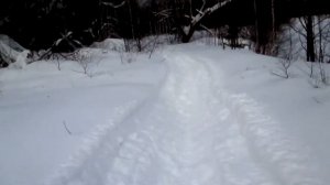 Икар лонг трак в глубоком снегучасть3