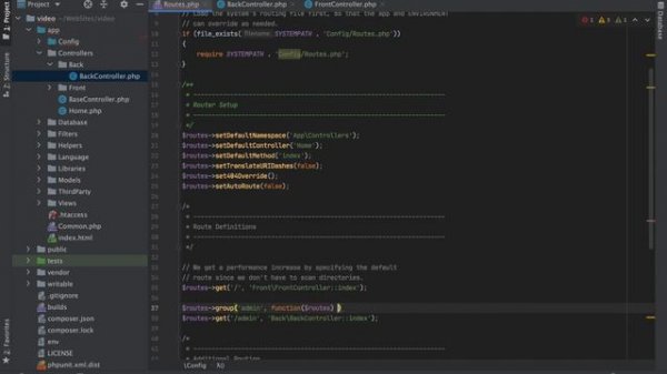 Creating an Admin Area in CodeIgniter 4.1
