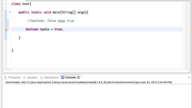 Belajar Java (TipeData: Boolean) смотреть онлайн