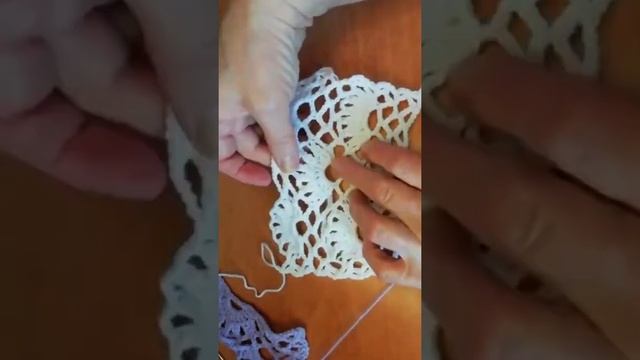 Узор ажурный крючком. Вяжем красиво и просто.Подроб.видео у меня на канале. Приглашаю??❤️