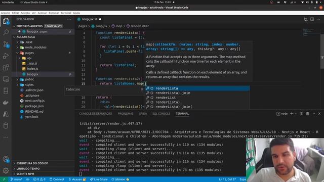 10 - Nextjs e React - Iterar elementos e Children смотреть онлайн