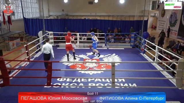 Пегашова Юлия vs Фитисова Алина 60кг смотреть онлайн