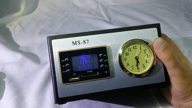 Портативная Колонка с Часами на Флешке Ms-87 смотреть онлайн