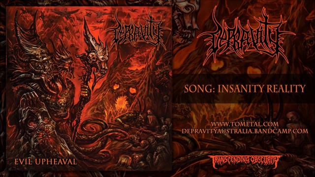 Depravity (Australia) - Insanity Reality (Death Metal) Transcending Obscurity Records смотреть онлайн