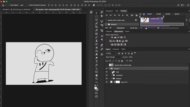 SMART OBJECT in PHOTOSHOP (T Shirt Advertising Ideas) смотреть онлайн