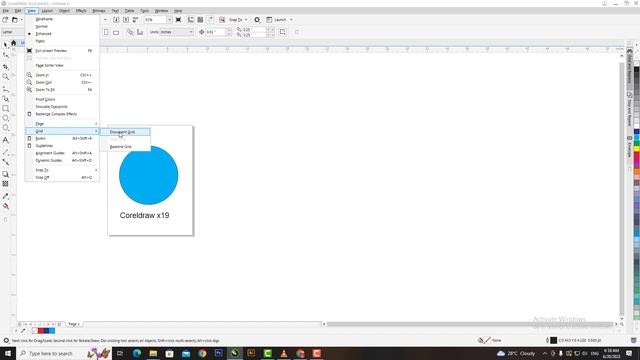 Coreldraw | View Menu | Simulate Overprints, Rulers, Guidelines, Snap to, Page, Grid | KD Graphics смотреть онлайн