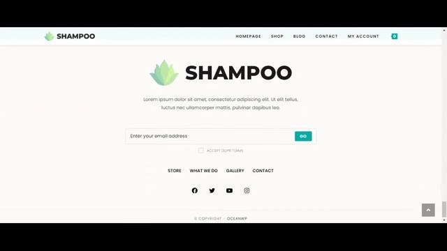 How Look Like a Shampoo WordPress Landing Page | Ocean WP Demo смотреть онлайн