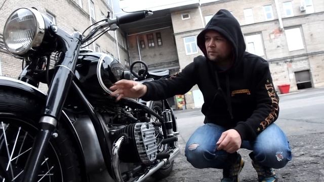 Реставрация мотоцикла М-72. Мотоателье Ретроцикл. смотреть онлайн