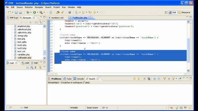PHP: Reading XML with XMLReader смотреть онлайн