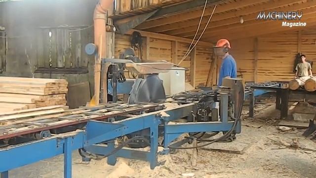 Amazing Fastest Large Wood Sawmill Machines Working - Wood Cutting Machine Modern Technology #2 смотреть онлайн