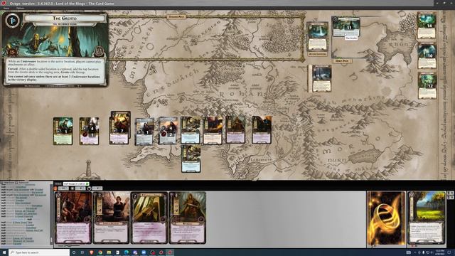 The Drowned Ruins Game LOTR LCG Progression Series Solo смотреть онлайн