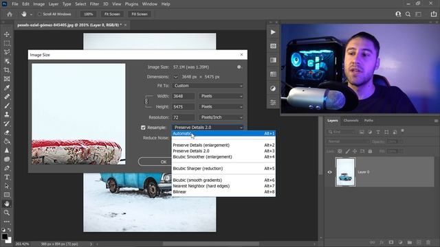 How To Make an Image LARGER with Photoshop смотреть онлайн
